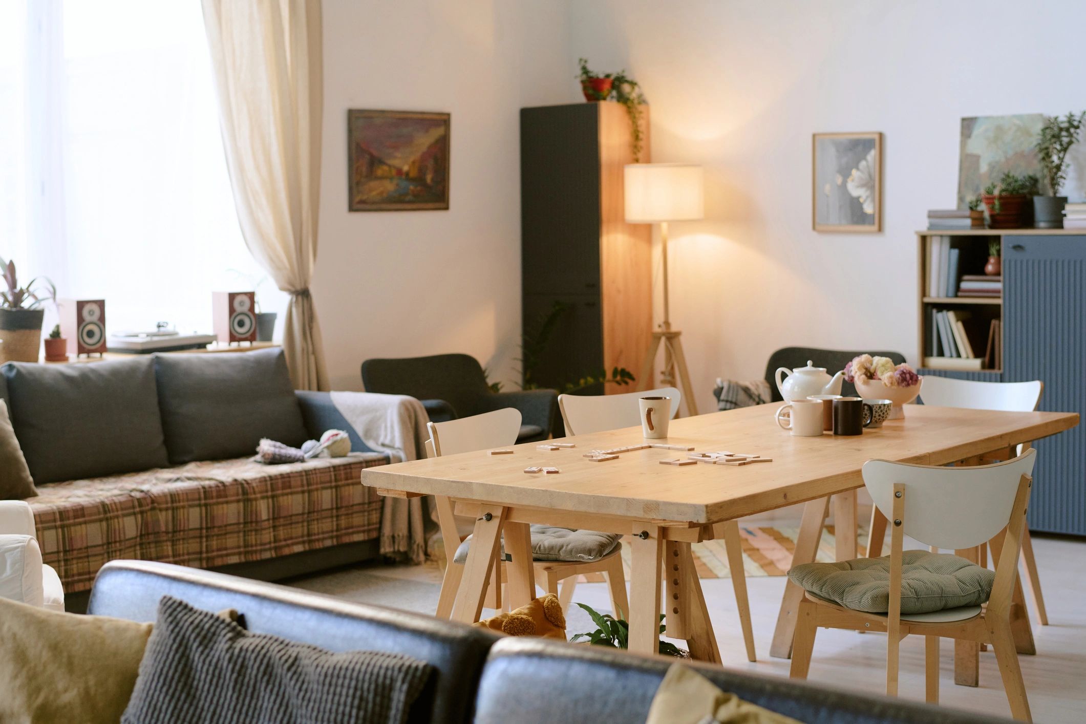 Refined living room interior