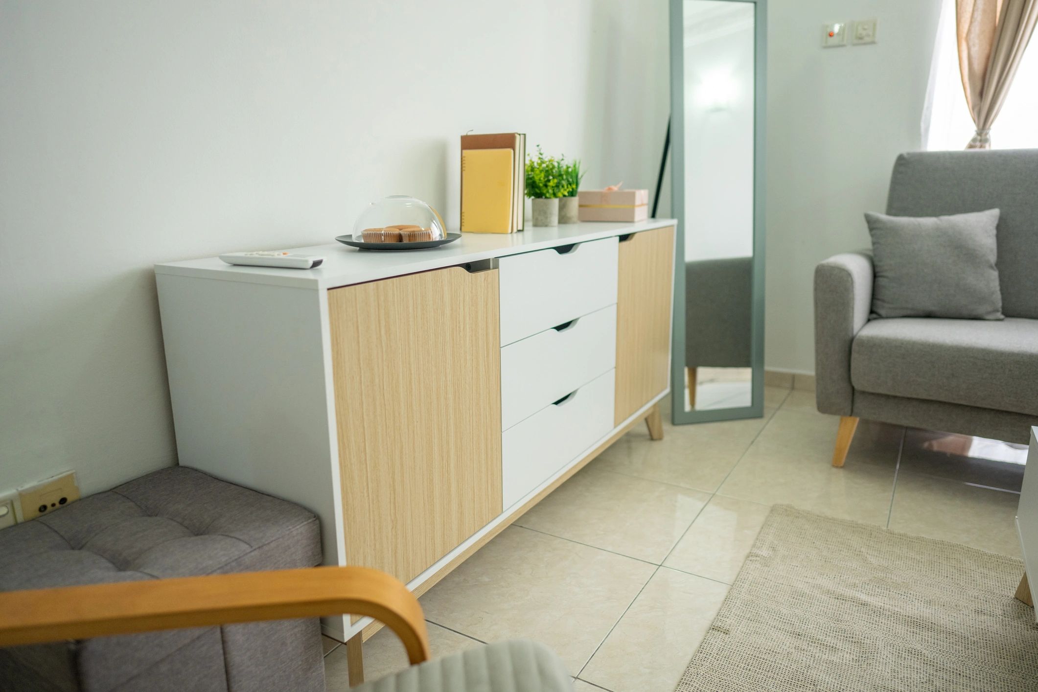 Quiet elegant interior suited to in-residence wellness support